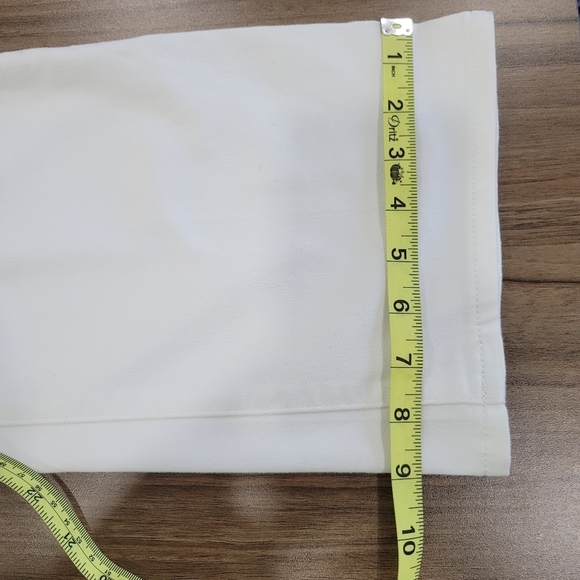 Express 90s Boot High-Rise White Distressed Jeans Size 6 - Picture 6 of 11